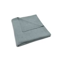 Couverture Berceau Cosy Knit En Coton Vert