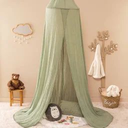 Ciel De Lit Gaze De Coton – Lili Vert