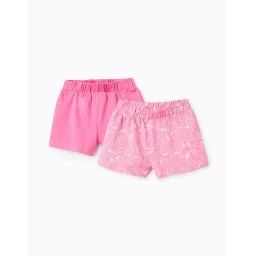 Pack 2 Shorts En Jersey Rose