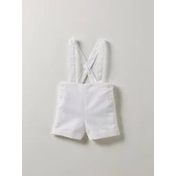 Bermuda À Bretelles ? Et Blanc Doux