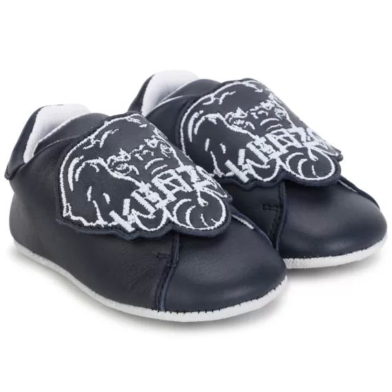 Chaussons à scratch UNISEXE Bleu