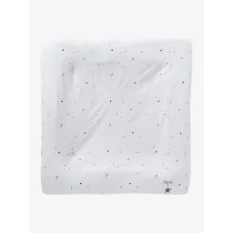 Fond de parc réversible VERTBAUDET Soft&rsquo;n play blanc/étoiles