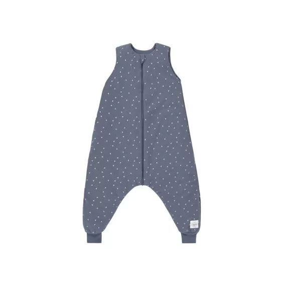 Combinaison pour dormir en coton bio triangle bleu (1-2 ans)