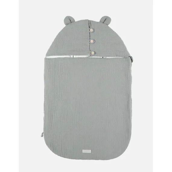 Nid D&rsquo;ange Mousseline De Coton Et Jersey Blanc