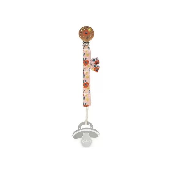 Attache-sucette coquelicot K&rsquo;doux