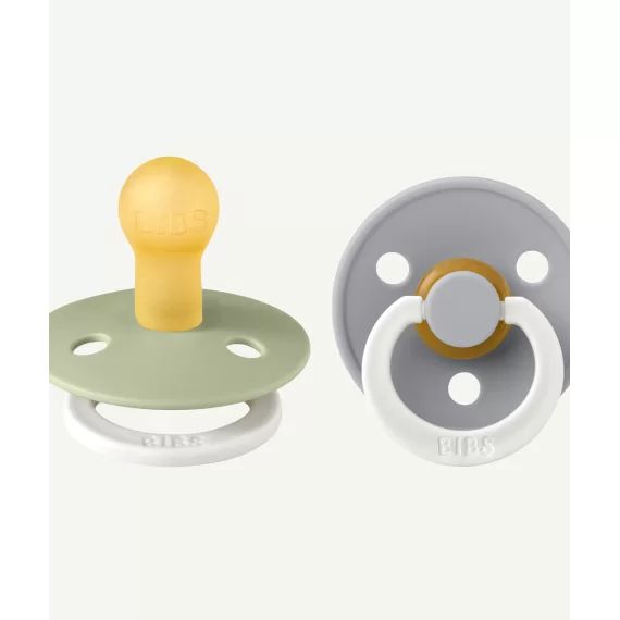 Lot de 2 tétines phosphorescentes gris et vert –  – Soldes