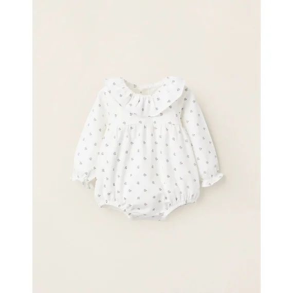 Body Avec Motif Et Volants Blanc