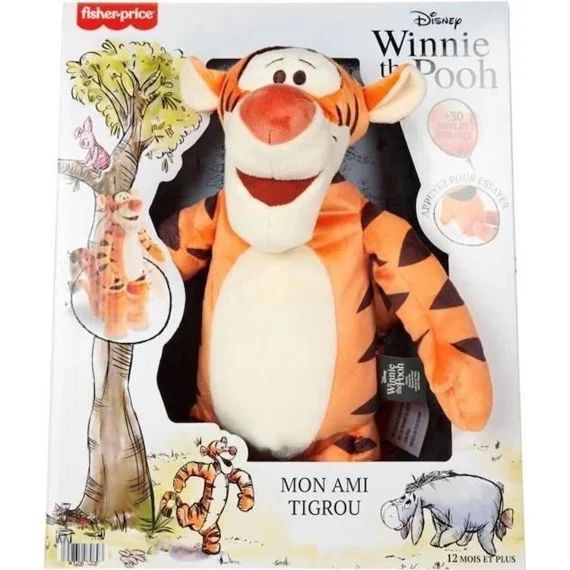 Peluche Tigrou mouvements et sons orange