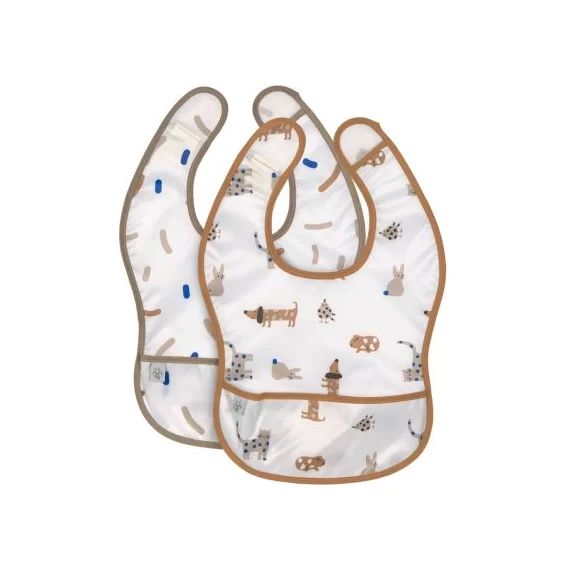 Lot de 2 bavoirs à poche Little Mateys