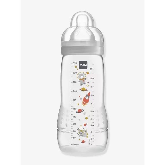 Biberon 330 ml MAM Easy Active 2e âge Pattern beige