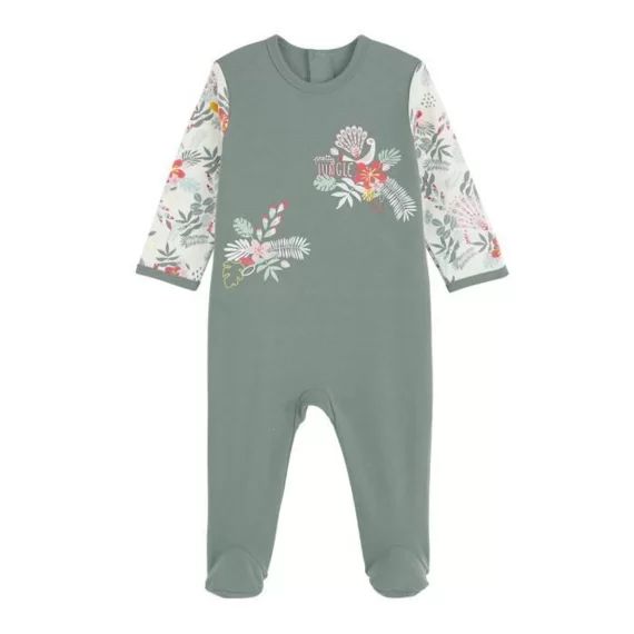 Pyjama bébé Pretty Jungle vert