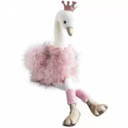 Peluche Cygne rose Girls & Glitter (30 cm)
