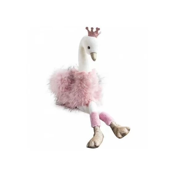 Peluche Cygne rose Girls & Glitter (30 cm)