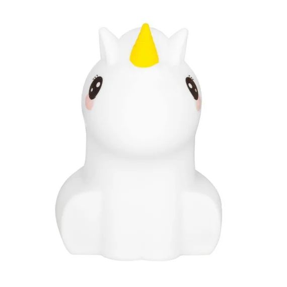 Veilleuse – ULYSSE – Lumière Nocturne Unicorn – Silicone Non Toxique – Rechargeable USB blanc
