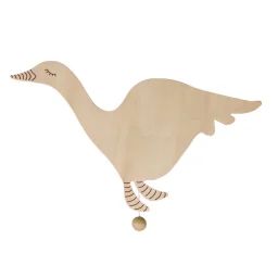 Boite Musicale Murale Oie Beige