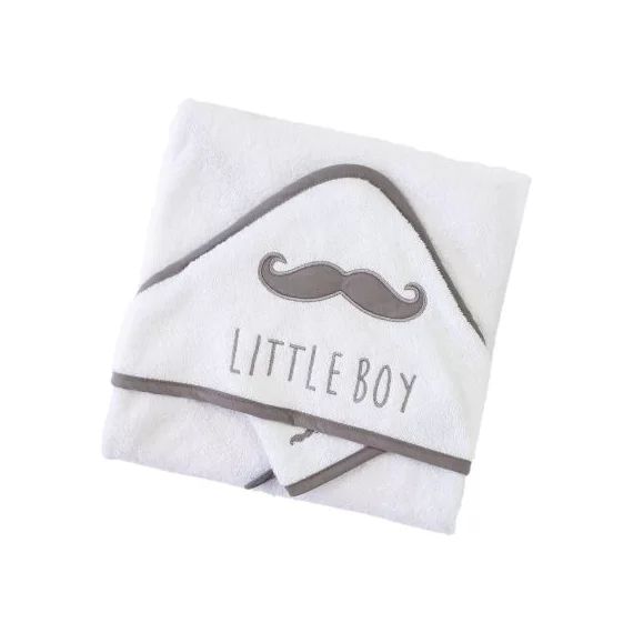 Cape de bain + gant Little Boy (75 x 75 cm)