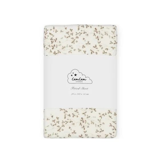 Drap housse en coton bio Lierre (70 x 140 cm)