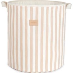 Panier à jouets Django Taupe stripes (22 x 23 cm)