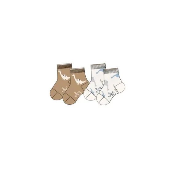 Set De 2 Paires De Chaussettes En Tricot Bleu