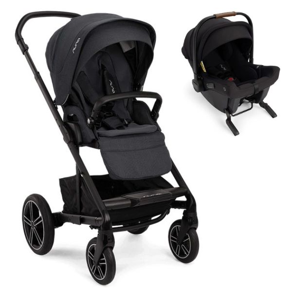 Poussette Nuna Mixx Next – Ocean + Coque Auto Pipa Urbn – Caviar