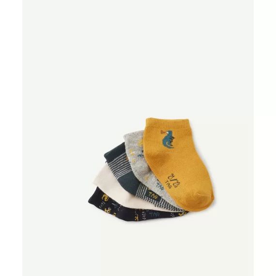 Le lot de 5 paires de chaussettes avec animation –  – Soldes