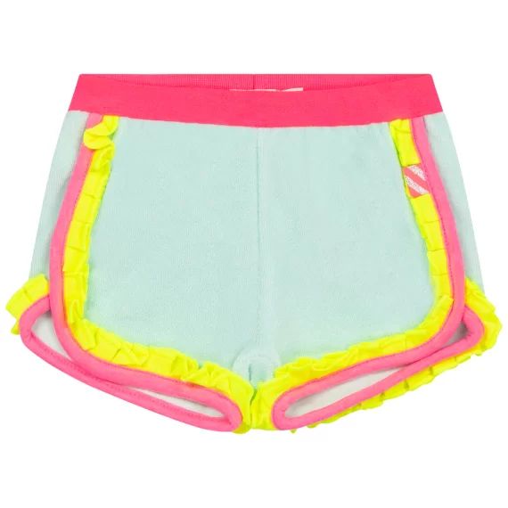 Short en éponge Fille Bleu