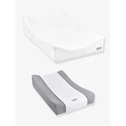 Matelas à langer + drap-housse BEABA Sofalange certifiés Oekotex blanc