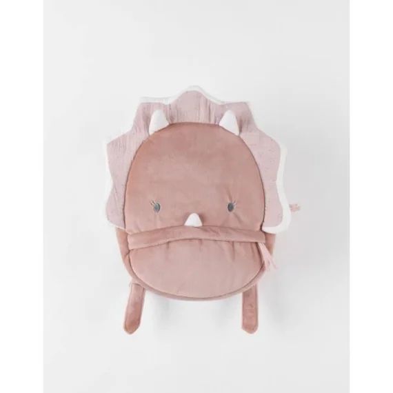 Sac À Dos Ops En Veloudoux – Rose Rose