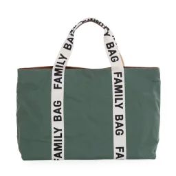 Sac À Langer De Voyage Grande Contenance Signature Canva Family Bag Vert