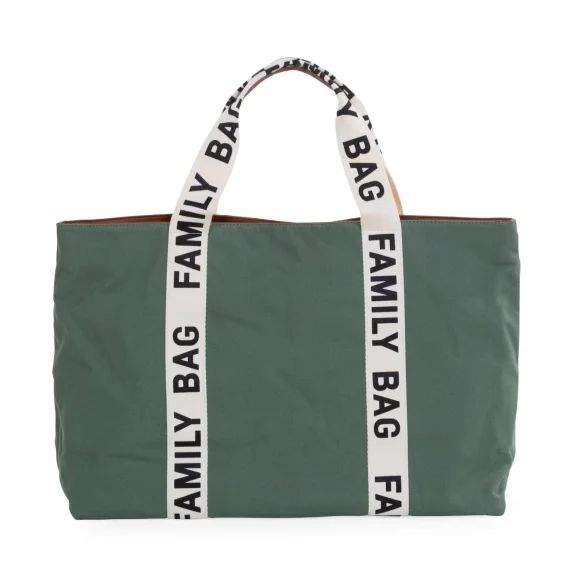 Sac À Langer De Voyage Grande Contenance Signature Canva Family Bag Vert