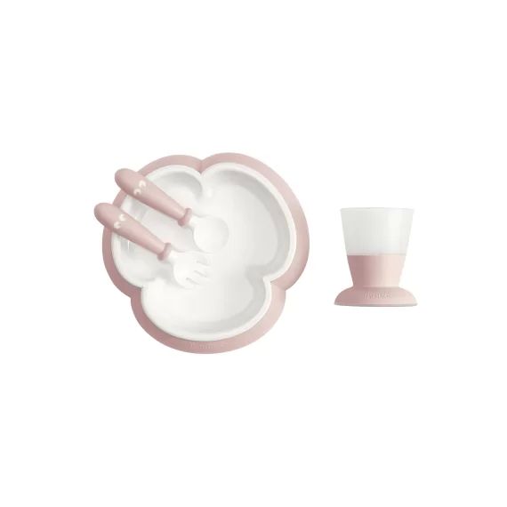 Ensemble Repas Bébé – Rose pastel