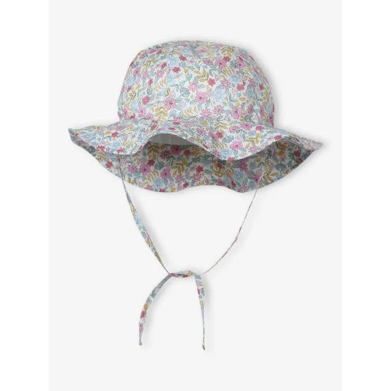 Bob esprit capeline imprimé fleuri bébé fille imprimé