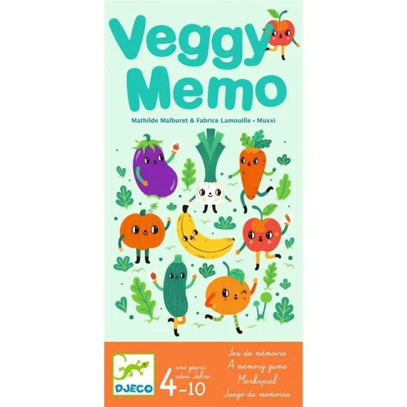 Jeu De Mémoire Veggy Mémo Multicolore