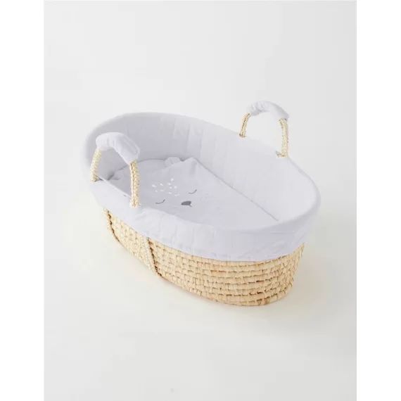 Couffin en Veloudoux® Africa – NOUKIE&rsquo;S – Gris – Polyester – Bébé – 1 mois gris
