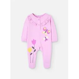 Grenouillère En Tricot Rose