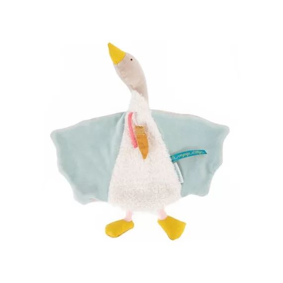 Doudou plat oie Olga Le voyage d&rsquo;Olga (35 cm)