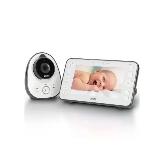 Babyphone avec caméra et écran couleur 5 pouces