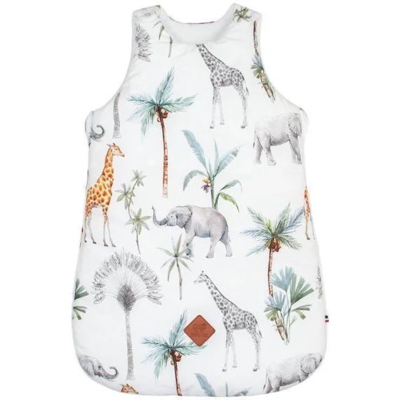 Gigoteuse sans manches en coton, Safari blanc