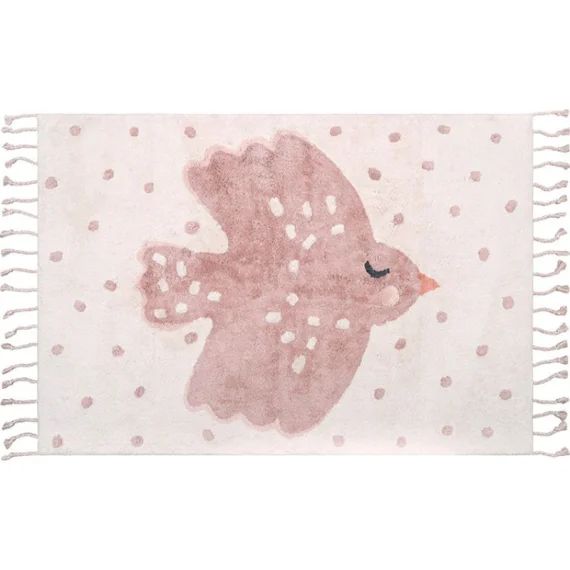 Tapis lavable rectangulaire oiseau Birdy (100 x 150 cm)