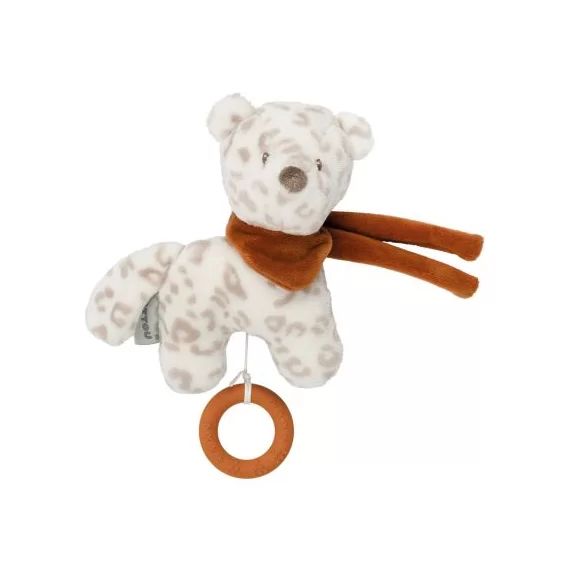 Mini peluche musicale Jungo Léopard des neiges Boris & Jungo (19 cm)