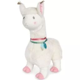 Peluche géante lama Je rêve (85 cm)