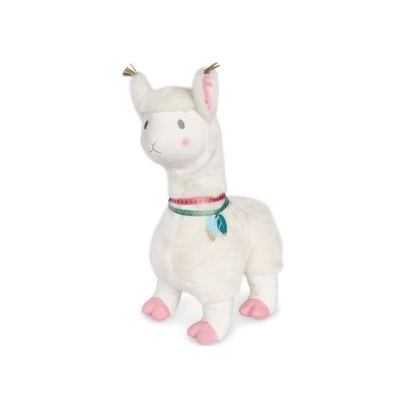 Peluche géante lama Je rêve (85 cm)