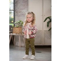 Pantalon Fille Crocus Vert