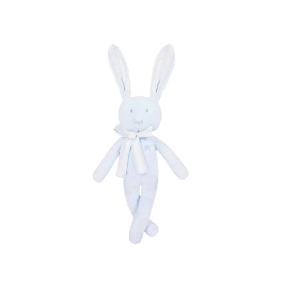 Peluche Augustin le lapin bleu (40 cm)