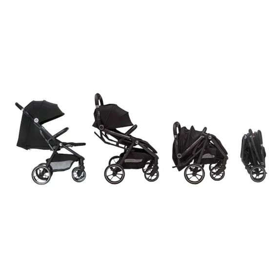 Duo Poussette Et Siège Auto Kibu Noir