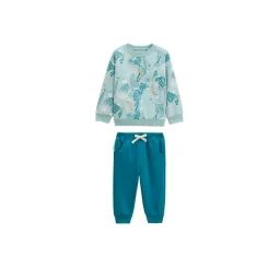 Ensemble Bébé Sweat-shirt Et Pantalon En Molleton Roméo Bleu