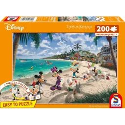 Puzzle Mickey Et Minnie En Floride 200 Pcs Orange