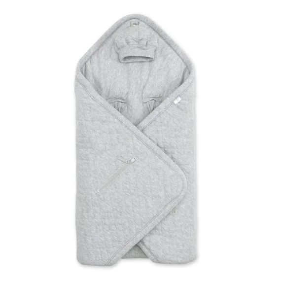 Nid D&rsquo;ange Biside Ouatiné Mi-saison – Quilted – Pady Jersey Mix Grey
