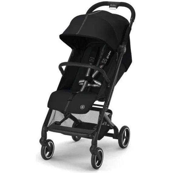 Poussette polyvalente – CYBEX – Beezy Moon Black 2023 – Inclinaison à plat – Compatible groupe 0+ noir