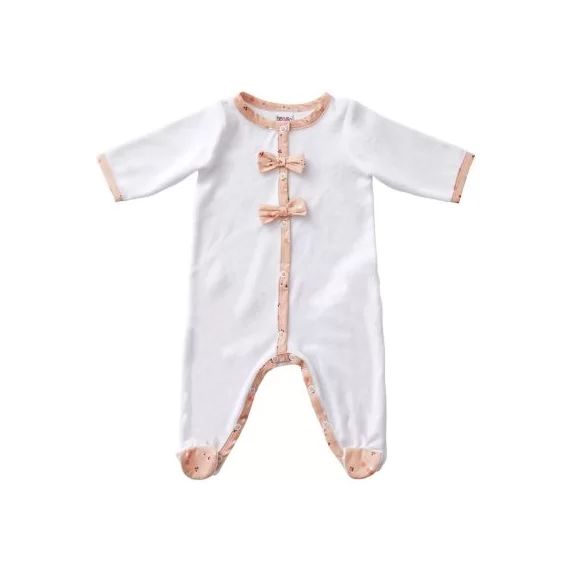 Pyjama en velours Blooming Day (1 mois)